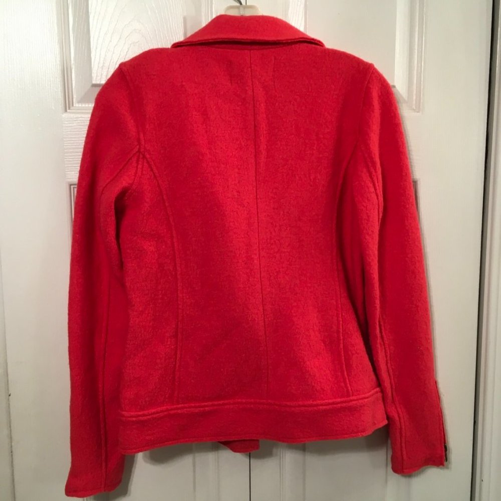 Tahari Wool Blend Moto Jacket Size Small - Picture 4 of 6